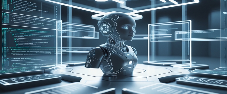 AI-powered personalized learning illustration