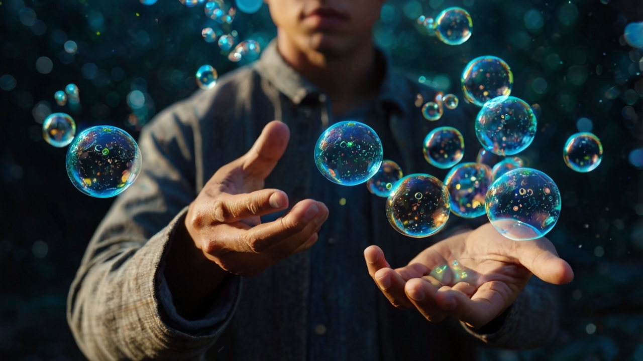 Visual representation of the observer effect in quantum reality