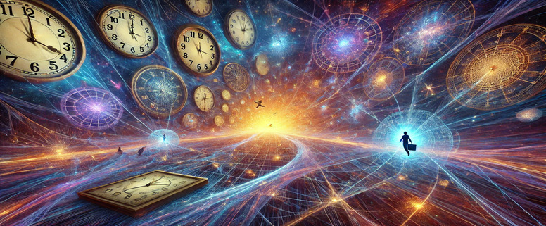 Quantum perspective on time illustration